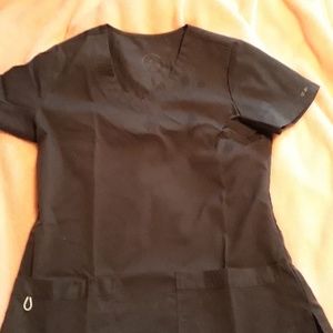 **Dark gray Scrub top
